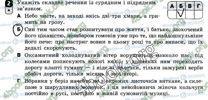ГДЗ Українська мова 9 клас сторінка В2 (2)